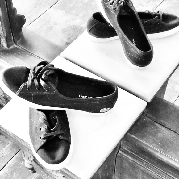 Lacoste Women’s Canvas Ziane Chunky Sneakers - Picture 6 of 12